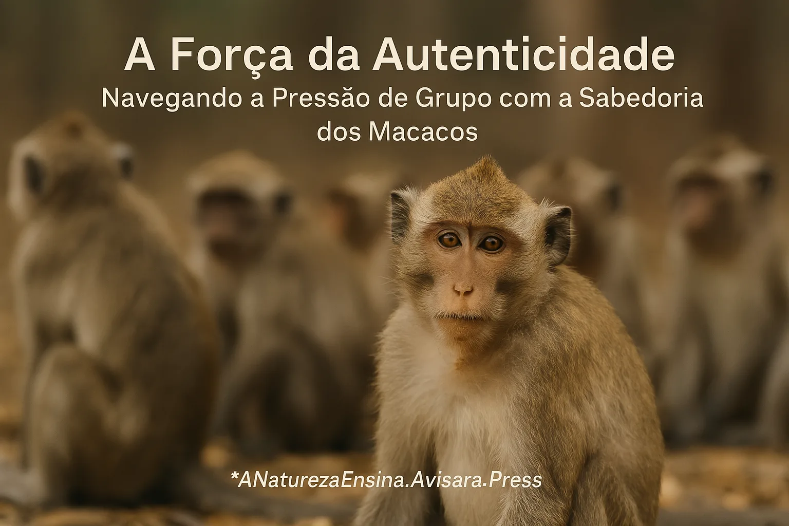 A Força da Autenticidade Navegando a Pressão de Grupo com a Sabedoria dos Macacos