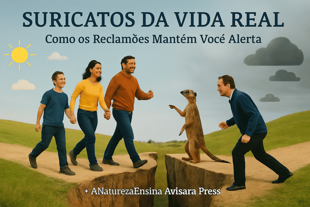 A Natureza Ensina - Suricatos da Vida Real: Como o Reclamão Mantêm Você Alerta - Lições da Natureza - reclamão Infográfico: Suricatos da Vida Real : Como o Reclamão Mantêm Você Alerta