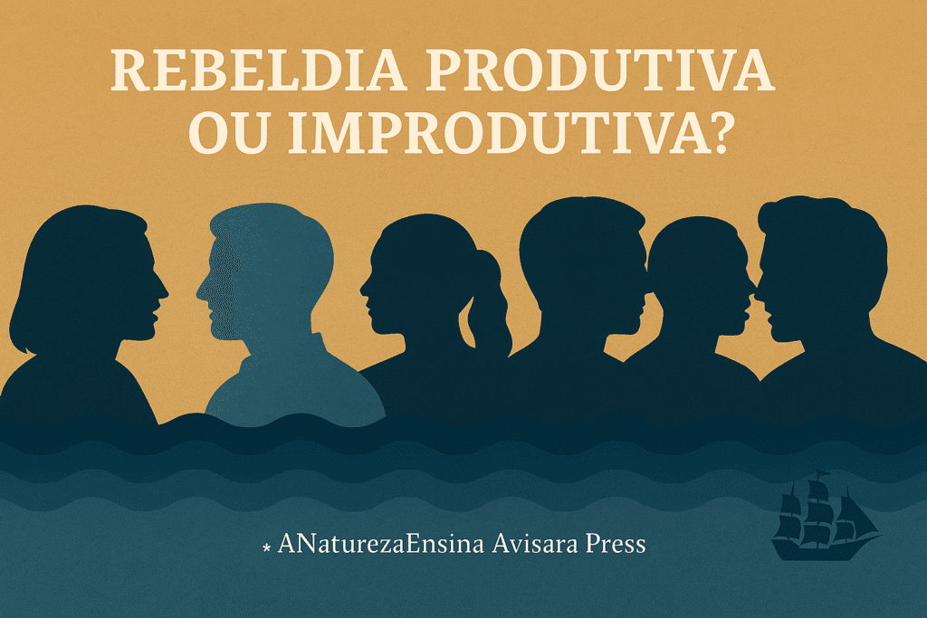 A Natureza Ensina - Você Tem um Rebelde na sua Equipe? Deveria Ter? - Lições da Natureza - rebelde Ousar Pensar Diferente Pessoa olhando para o lado oposto, pensamento divergente