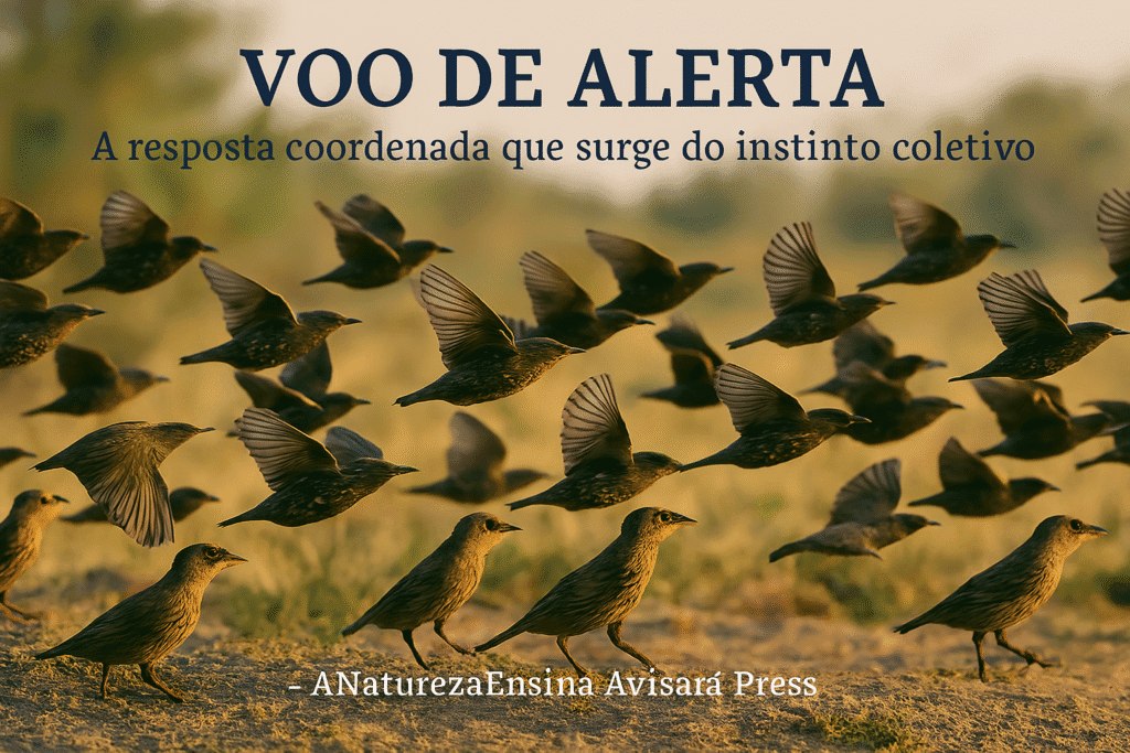 A Natureza Ensina - Suricatos da Vida Real: Como o Reclamão Mantêm Você Alerta - Lições da Natureza - reclamão Voo de Alerta A resposta coordenada que surge do instinto coletivo
